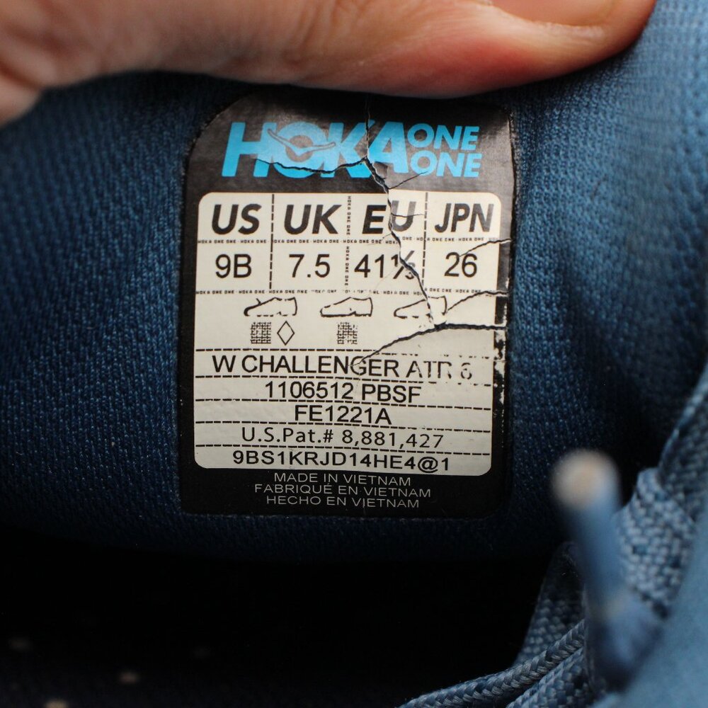Hoka One Challenger ATR 6 Women’s 9 B  Blue Running Shoes Sneakers 1106512 PBSF - Picture 3 of 13